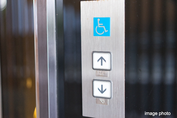 シティテラス神崎川駅前車椅子利用者対応エレベーターイメージ画像